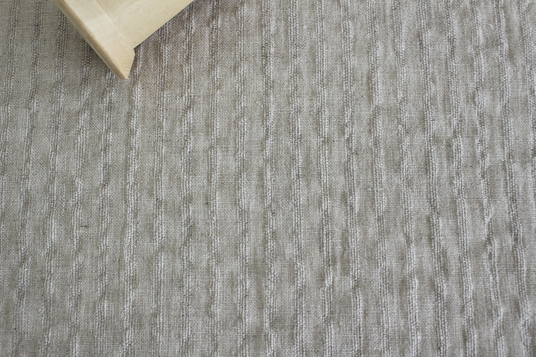 linen Dobby stripe sucker off- white リネン ドビーストライプサッカー